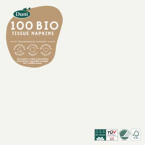 Duni Servett Vit 30x30cm FSC