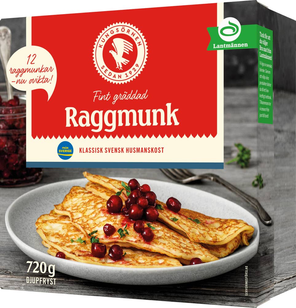 Kungsörnen Raggmunk Frysta 12-p