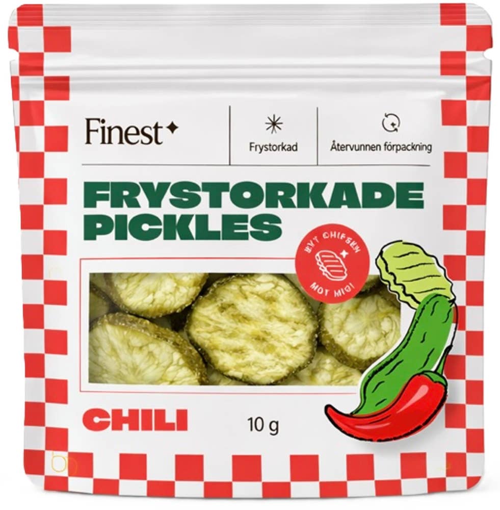 Finest Seasoning Frystorkade Pickles Chili