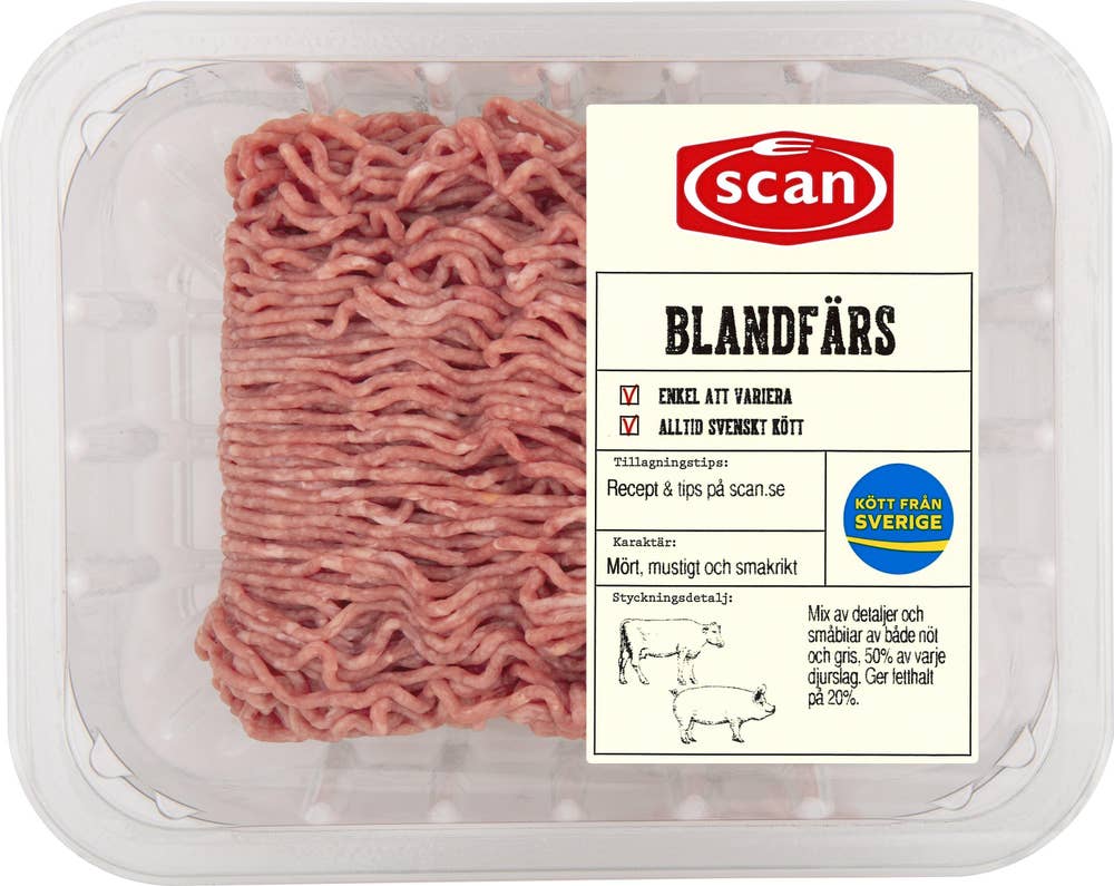 Scan Blandfärs 20%