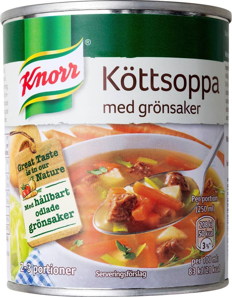 Knorr Köttsoppa med Grönsaker