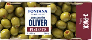 Fontana Oliver Gröna Pimiento 3-p