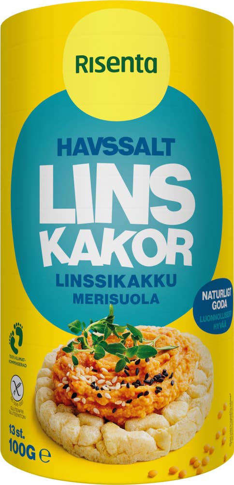 Risenta Linskakor Havssalt Glutenfri Risenta