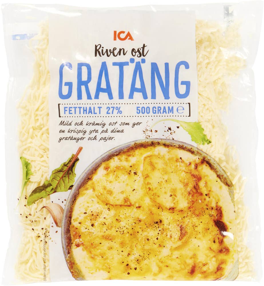Ej sorterad Riven Gratängost ICA