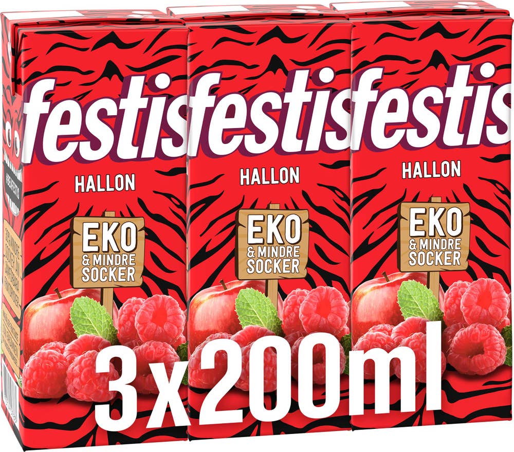 Hallon EKO 3x200ml