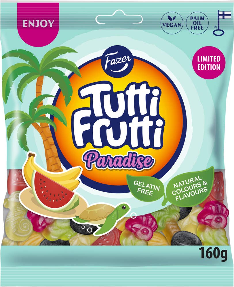 Fazer Konfektyr Tutti Frutti Paradis Fazer