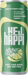 hÄppi Prebiotisk Läsk Fläder & Citron Utan Tillsatt Socker