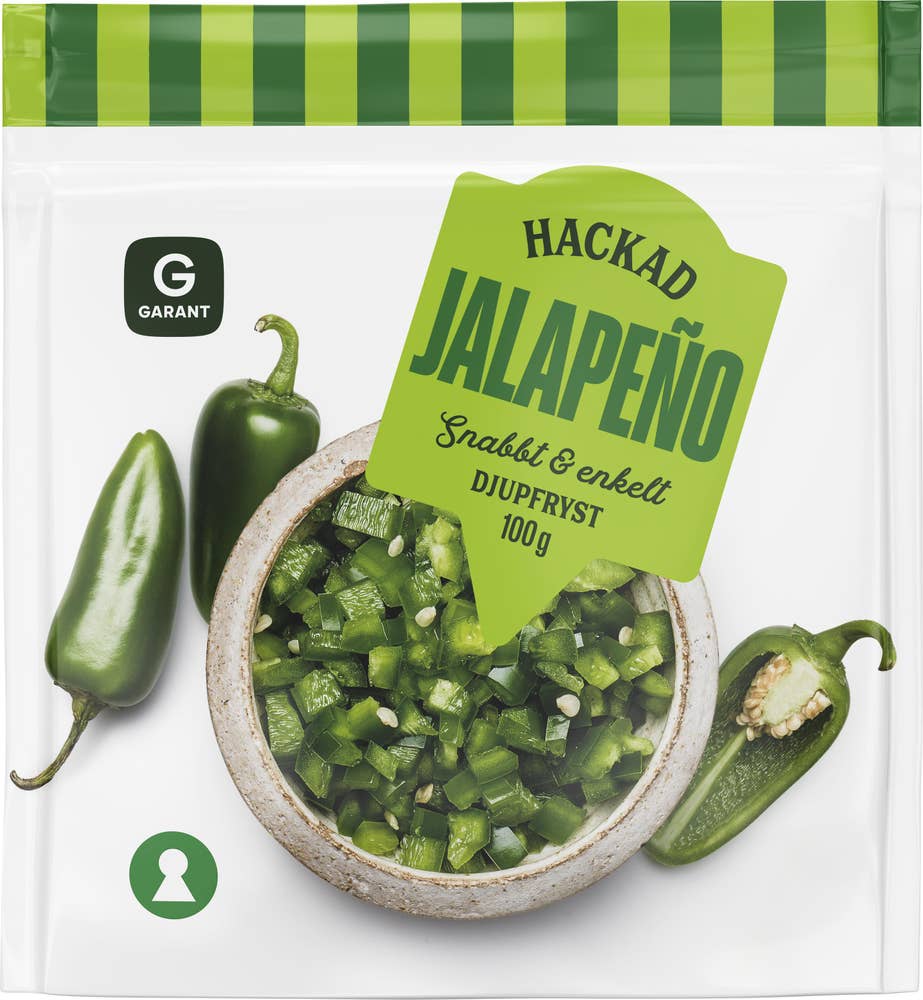 Garant Jalapeno Hackad Fryst