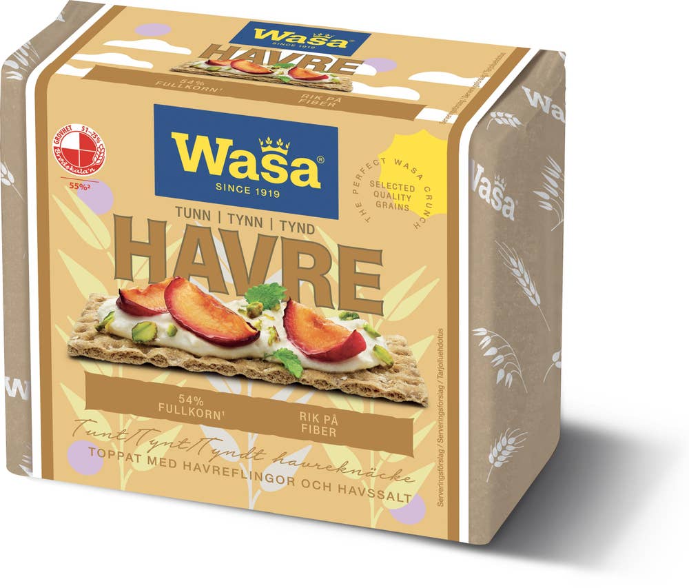 Wasa Knäckebröd Tunn Havre