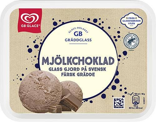 GB Gräddglass Glass Mjölkchoklad