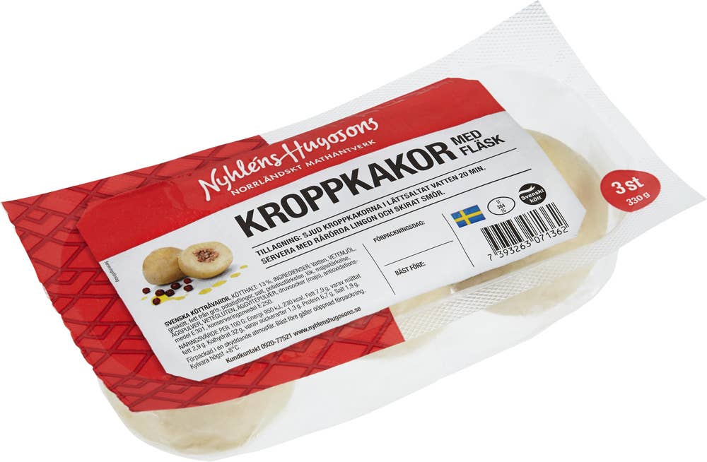 Nyhléns Hugosons Kroppkakor med Fläsk