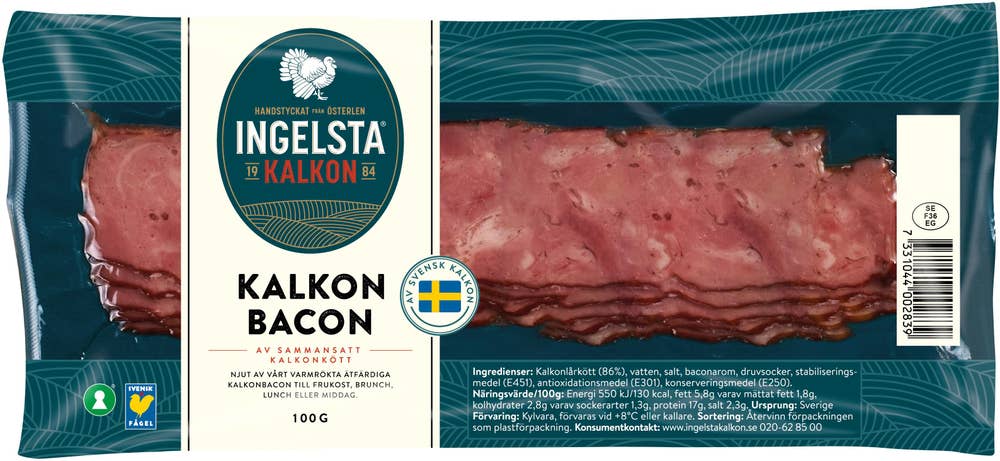 Ingelsta Kalkon Kalkonbacon
