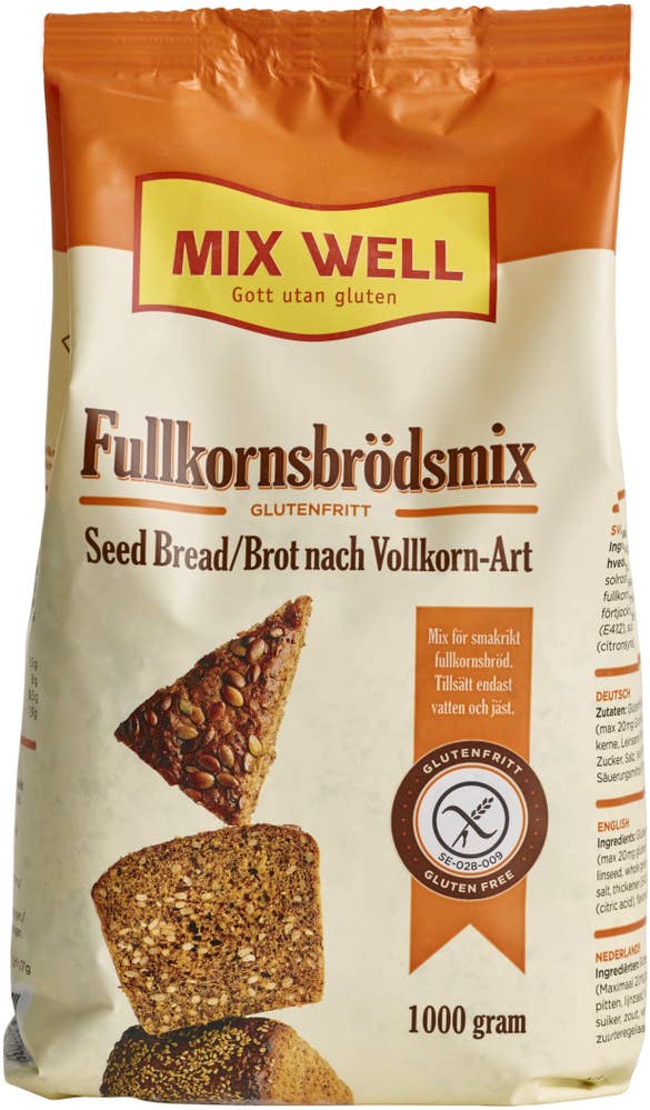 Ej sorterad Fullkornsbrödsmix MixWell