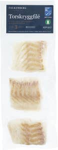 Falkenberg Seafood Torskrygg Fryst MSC 3x150g