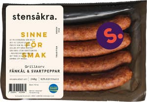 Stensåkra Grillkorv Fänkål & Svartpeppar