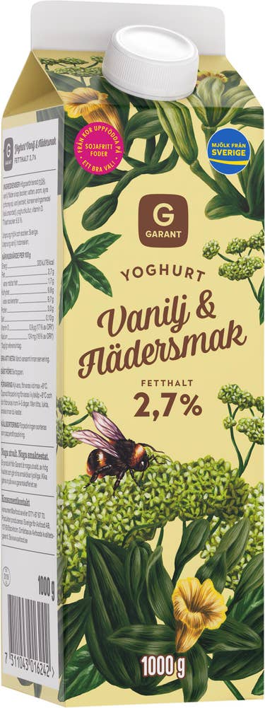 Garant Yoghurt Fläder & Vanilj