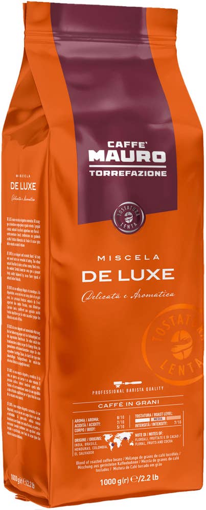 Caffè Mauro De Luxe Hela Kaffebönor