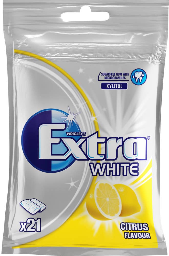 Extra Tuggummi Pro White Citrus Sockerfri
