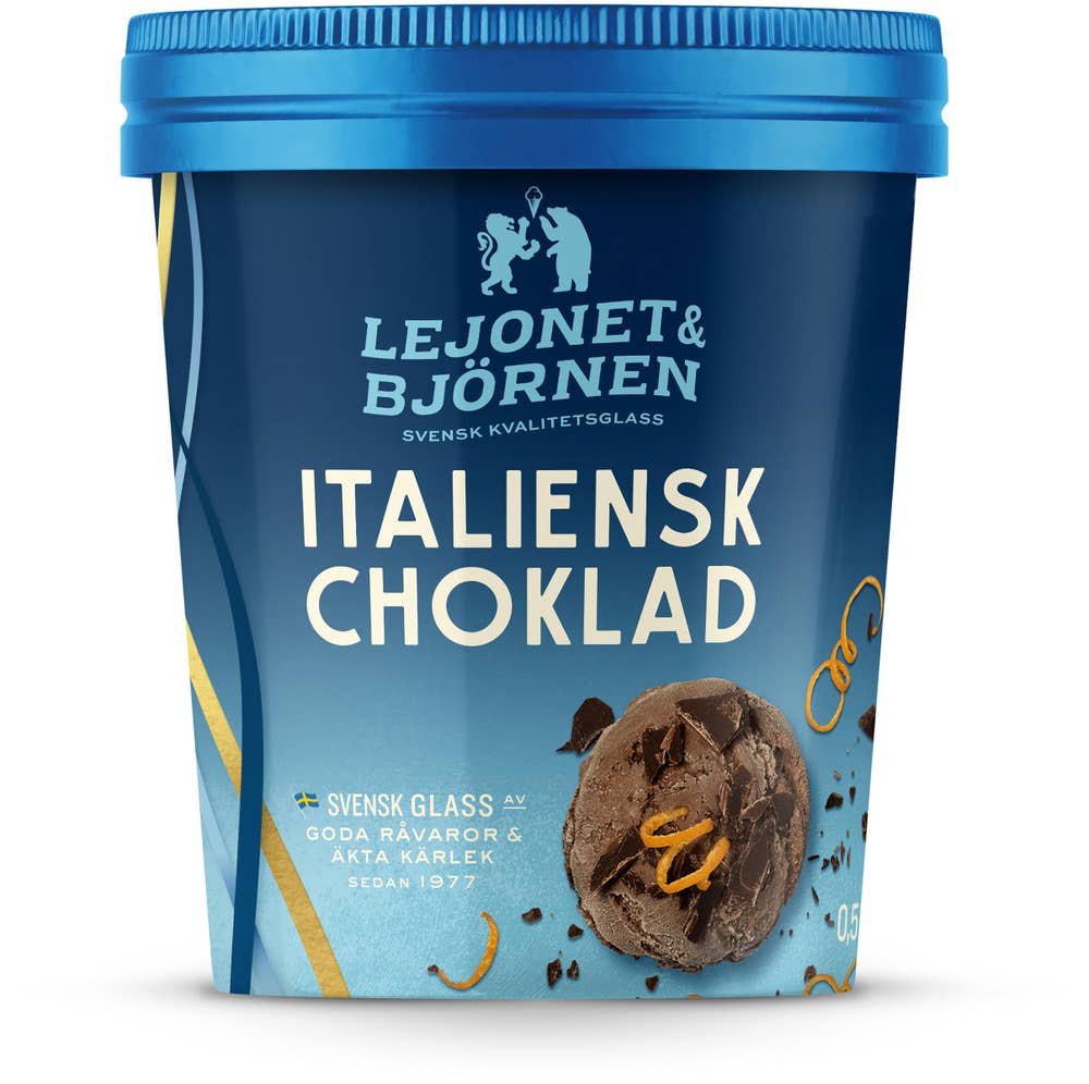Lejonet & Björnen Glass Italiensk Choklad