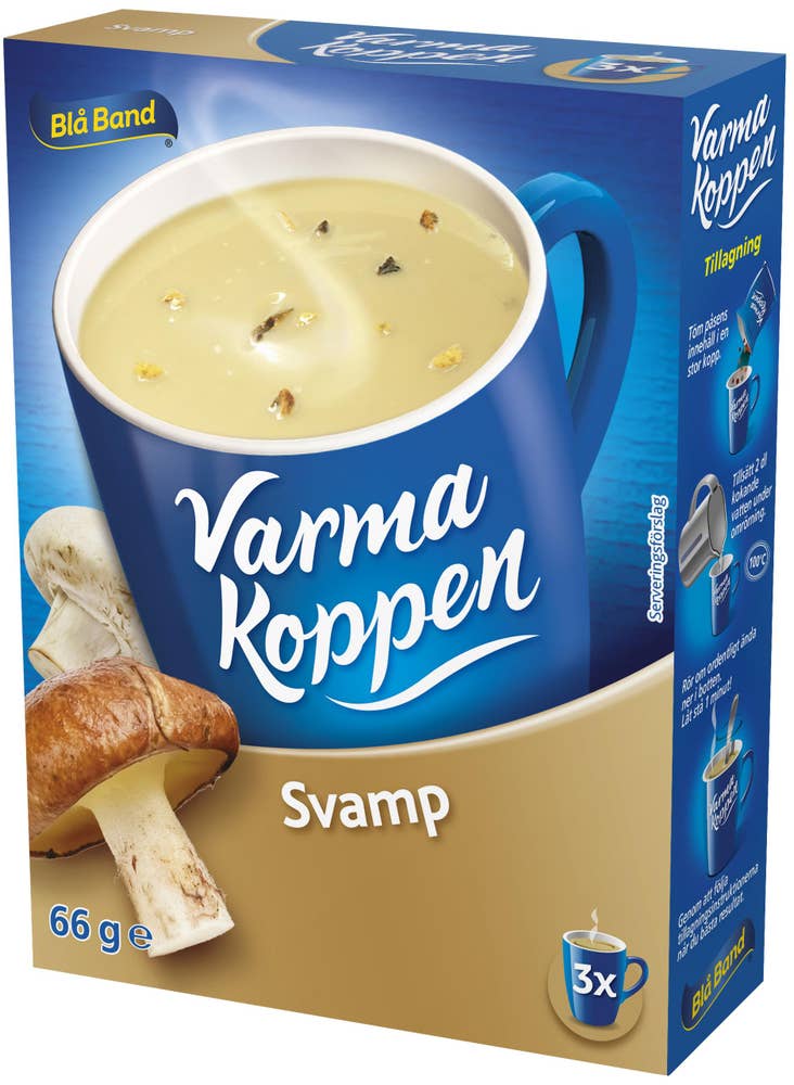 Varma Koppen Soppa Svamp 3x2dl