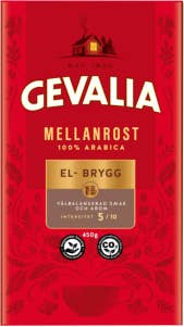 Gevalia Kaffe El-brygg Mellanrost