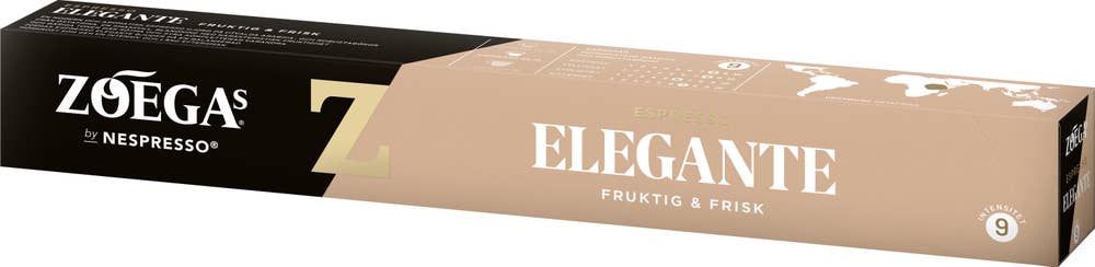 Zoegas Kaffekapslar Espresso Elegante 10-p Zoégas