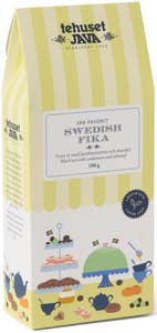 Tehuset Java Svart Te Swedish Fika Presentförpackad