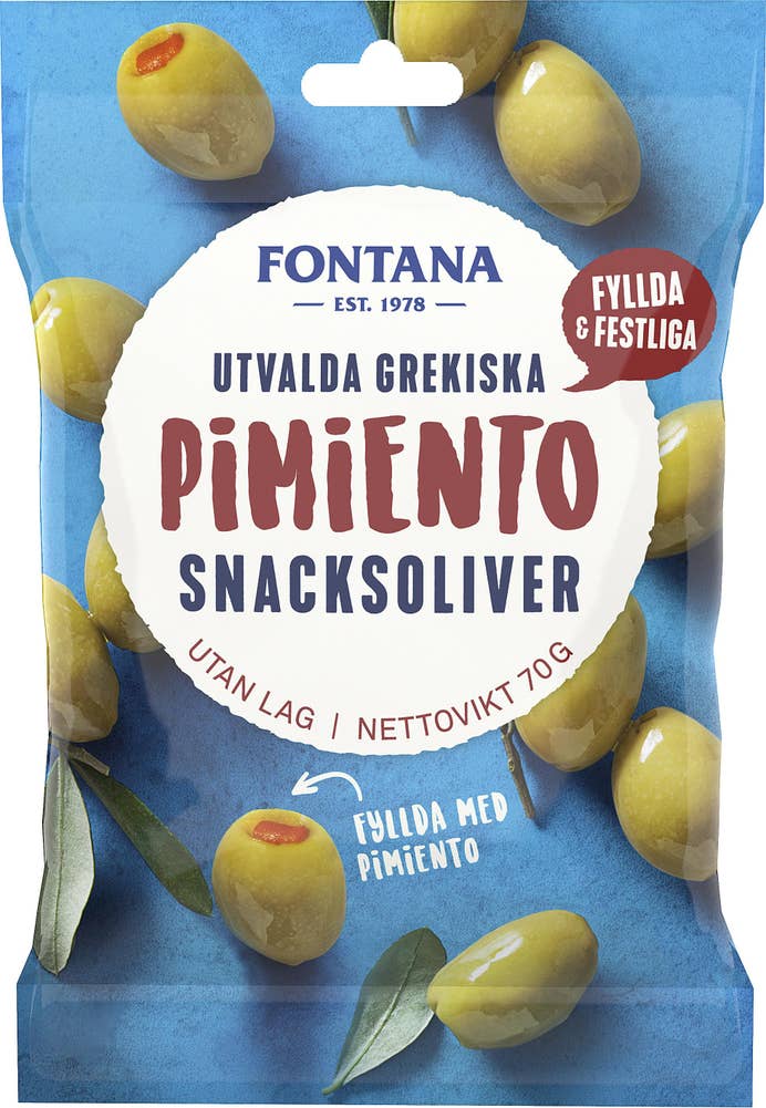 Fontana Snacksoliver Pimiento