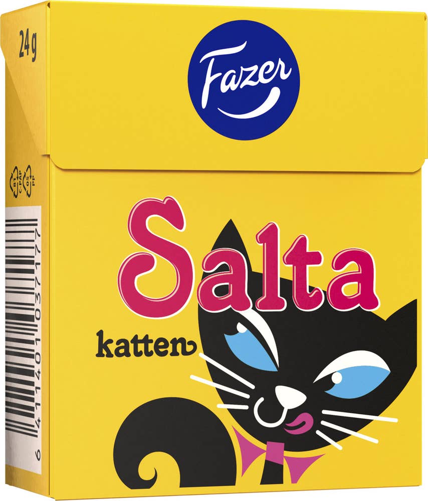 Fazer Konfektyr Tablettask Salta Katten Fazer
