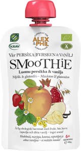 Alex&Phil Smoothie Persika & Vanilj 6M EKO/KRAV