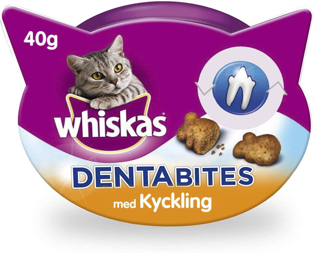 Whiskas Dentabites Kattgodis Kyckling Whiskas
