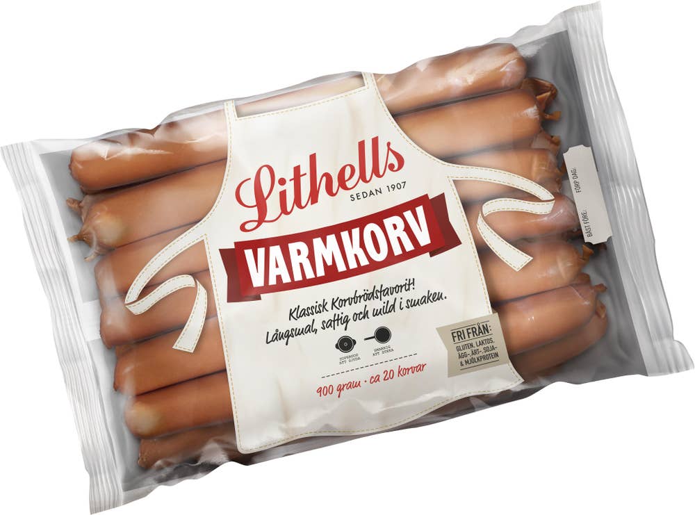 Lithells Varmkorv med Skinn Lithells