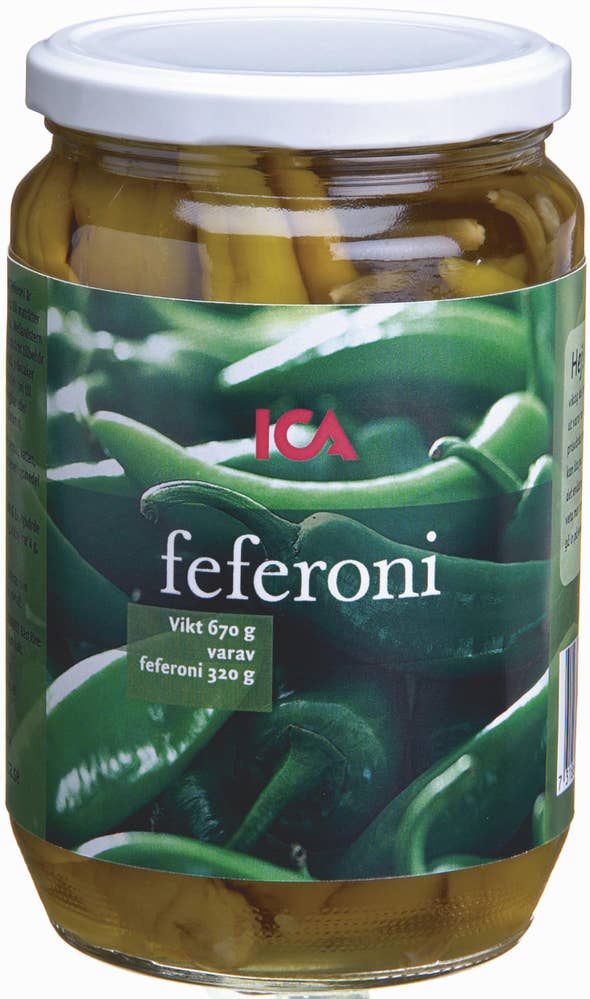 Ej sorterad Feferoni Ica