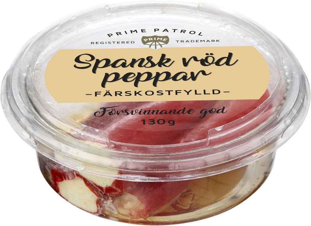 Prime Patrol Spansk Röd Peppar Färskostfylld