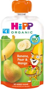 Hipp Smoothie Banan, Päron & Mango 4M EKO