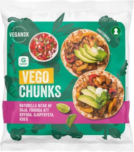 Garant Vego Chunks Naturell Fryst