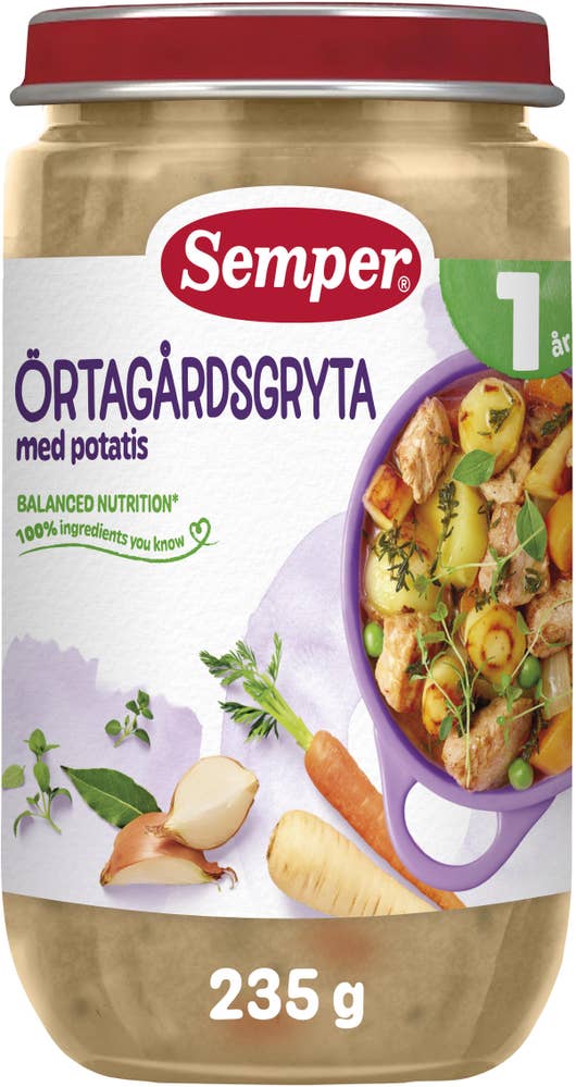 Örtagårdsgryta med potatis 12M