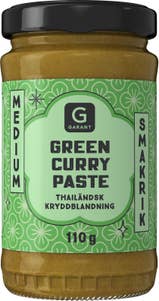 Grön Currypasta