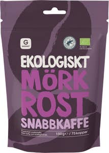 Garant Eko Snabbkaffe Mörkrost EKO