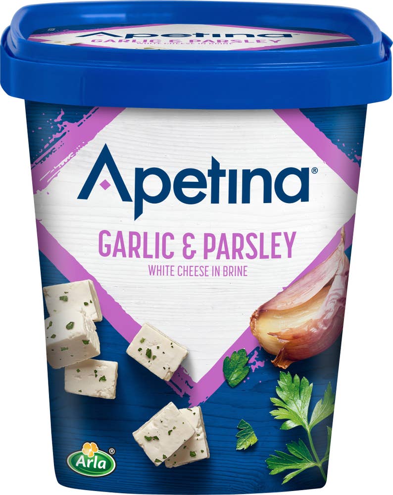 Apetina® Salladsost Vitlök/Persilja 21% 200g Apetina