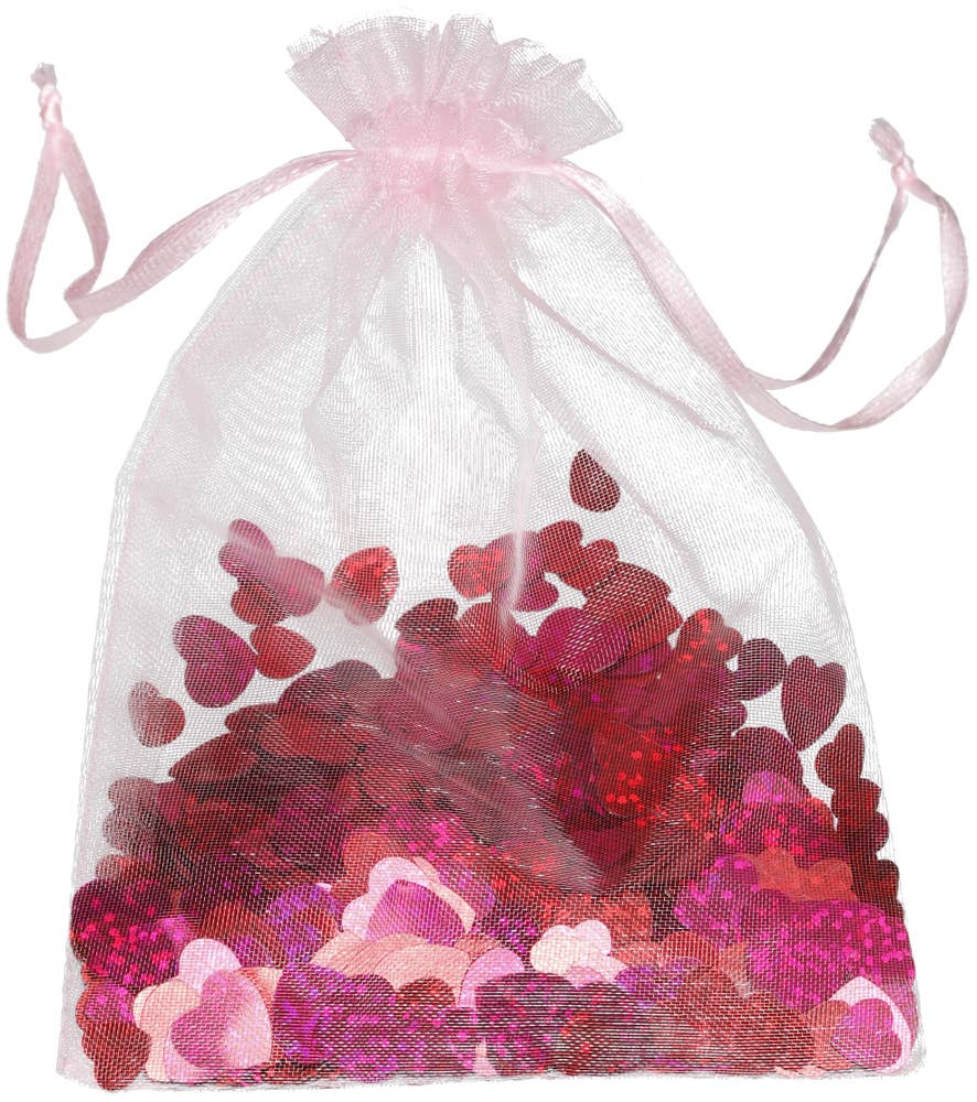 Hedlundgruppen Konfetti Rödrosa Hjärtan