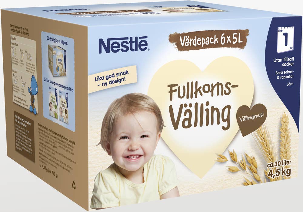 Nestlé Fullkornsvälling 1år 30L