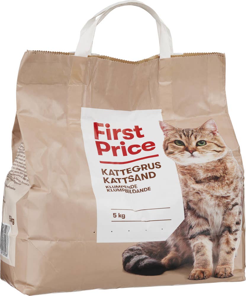 First Price Kattsand Klumpbildande First Price