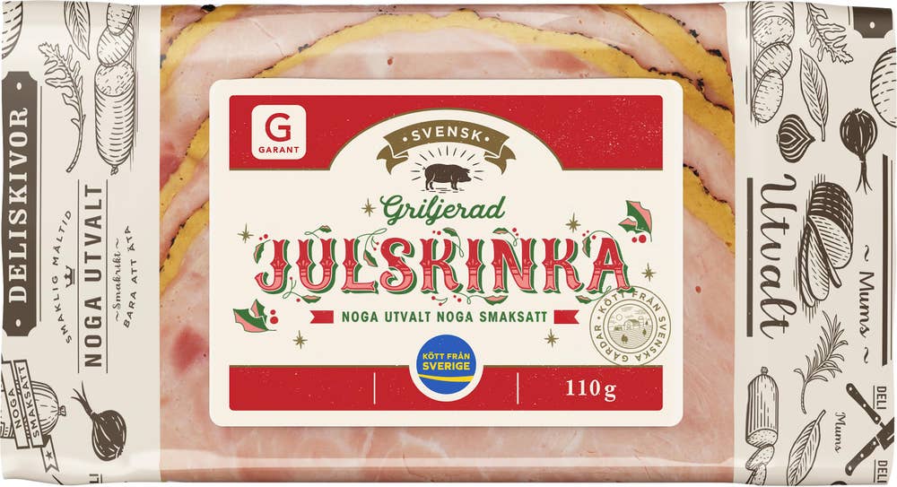 Garant Griljerad Julskinka Skivad