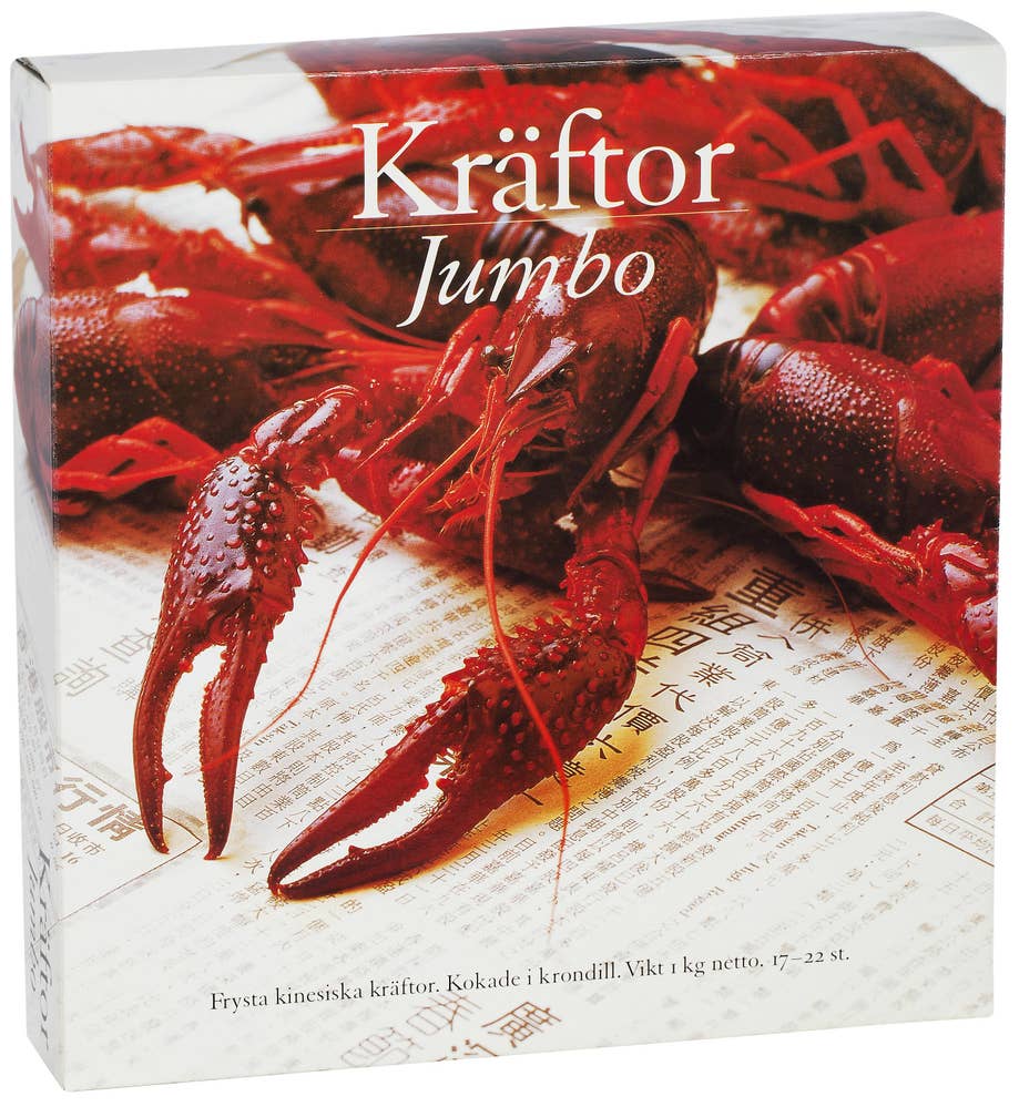 Ej sorterad Frysta Kräftor Jumbo 17-22st Seacold