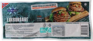 Compass Laxburgare Fryst ASC 6x100g