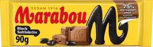 Marabou Mjölkchoklad Black Saltlakrits