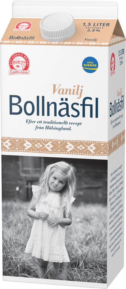 Gefleortens Bollnäsfil Vanilj Gefleortens