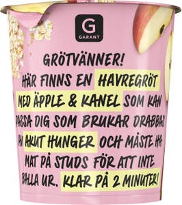 Garant Grötkopp Äpple & Kanel
