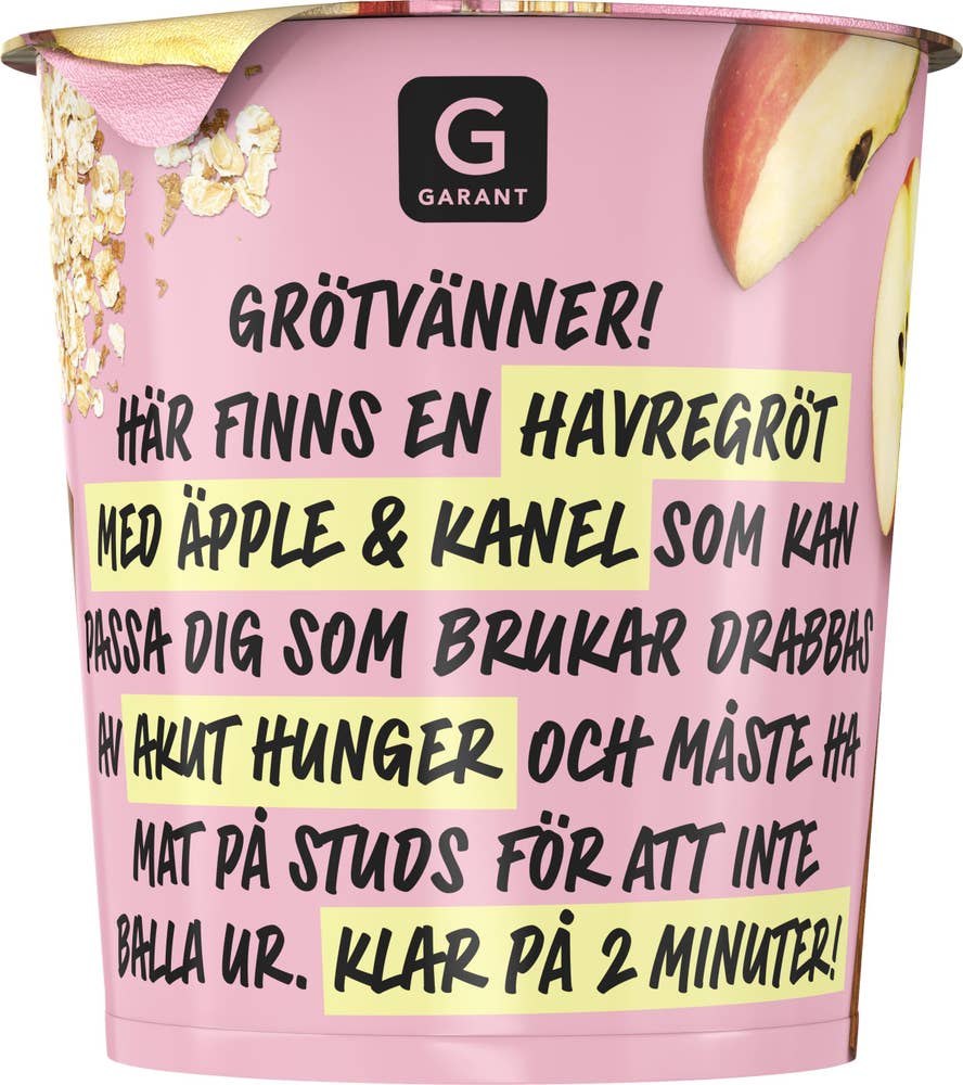 Garant Grötkopp Äpple & Kanel